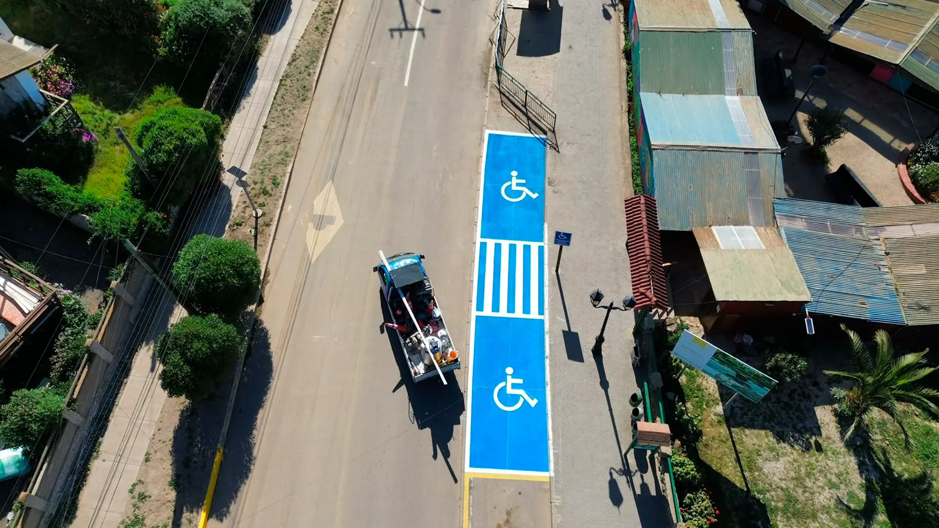 Contrato de demarcación vial en la comuna de Los Vilos